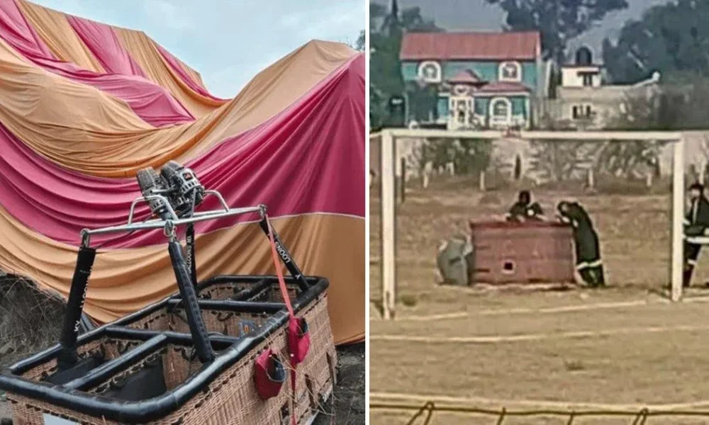 Two British tourists hurt after hot air balloon crashes into power cables in Mexico | News World