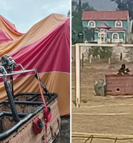 Two British tourists hurt after hot air balloon crashes into power cables in Mexico | News World