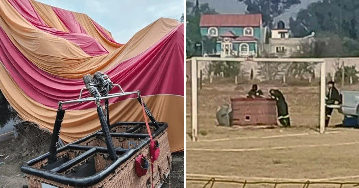 Two British tourists hurt after hot air balloon crashes into power cables in Mexico | News World