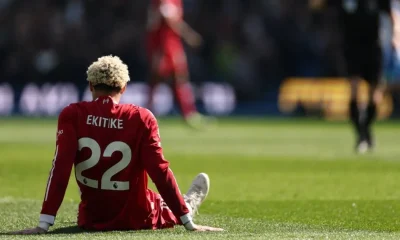 Arne Slot provides Hugo Ekitike injury update after Liverpool striker limps off against Brighton | Football