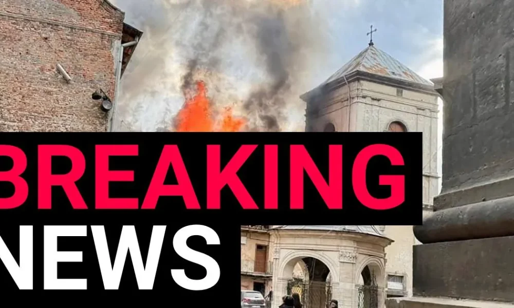 Moment Russian drone wave hits Lviv destroying UNESCO church | News World