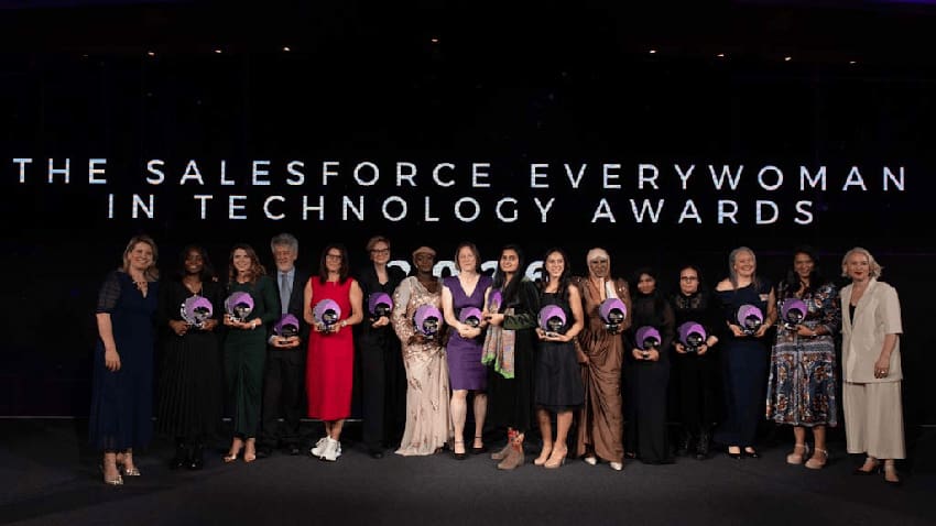 Salesforce everywoman in Technology Awards 2026 winners announced
