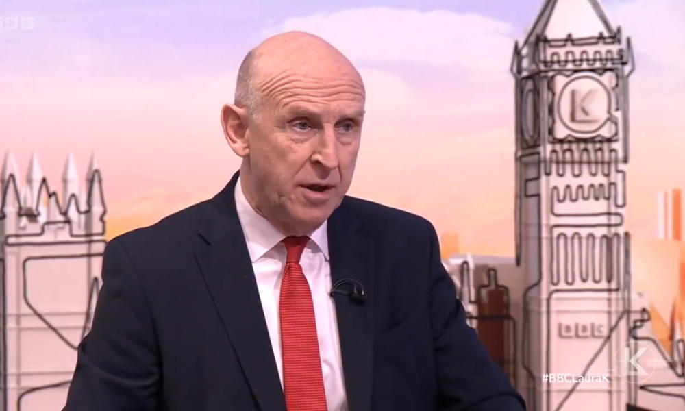 Healey: “Britain played no part in the strikes on Iran”