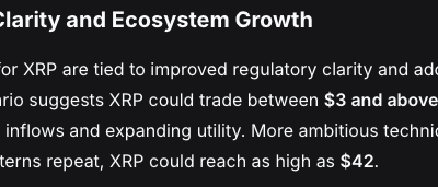 China's DeepSeek AI Predicts the Price of XRP, Bitcoin and Ethereum by The End of 2026