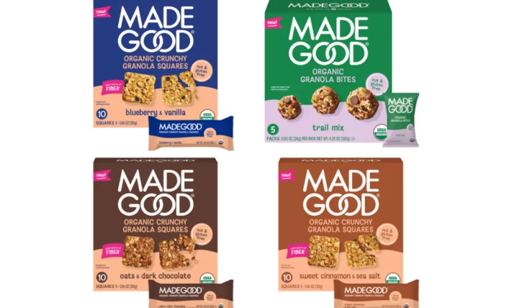 MadeGood launches new snacks