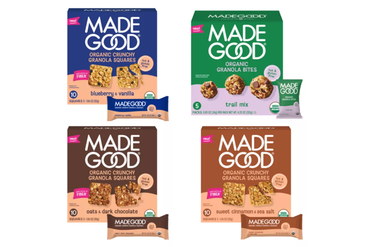 MadeGood launches new snacks