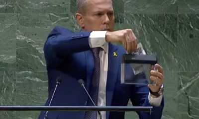 Israel asks for an urgent UN intervention after shredding UN charter