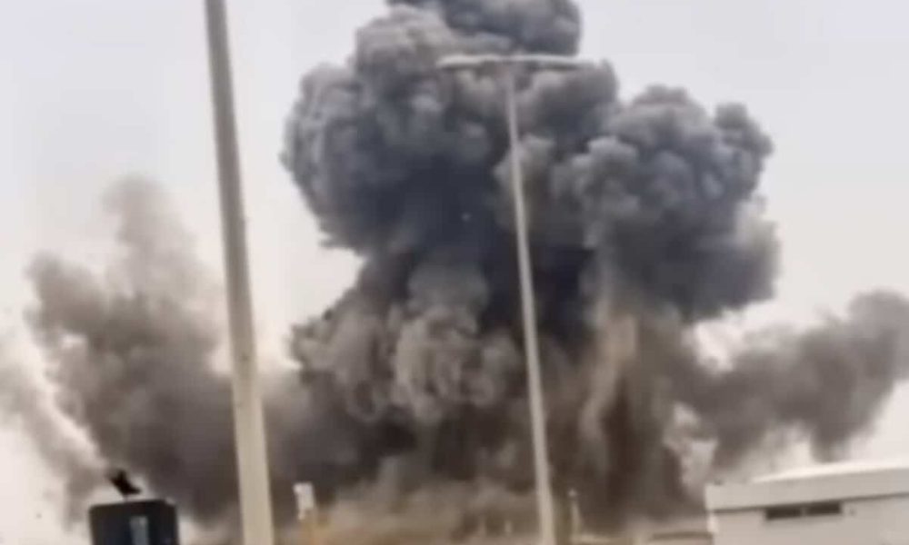 Israel white phosphorus plant bombed