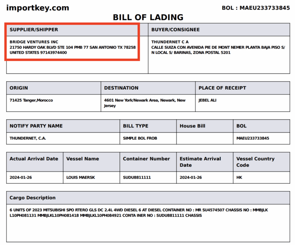 Stripe stablecoin unit Bridge denies shipping trucks to company in Venezuela