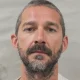 Shia LaBeouf's mug shot after his arrest following a Mardi Gras bar brawl New Orleans