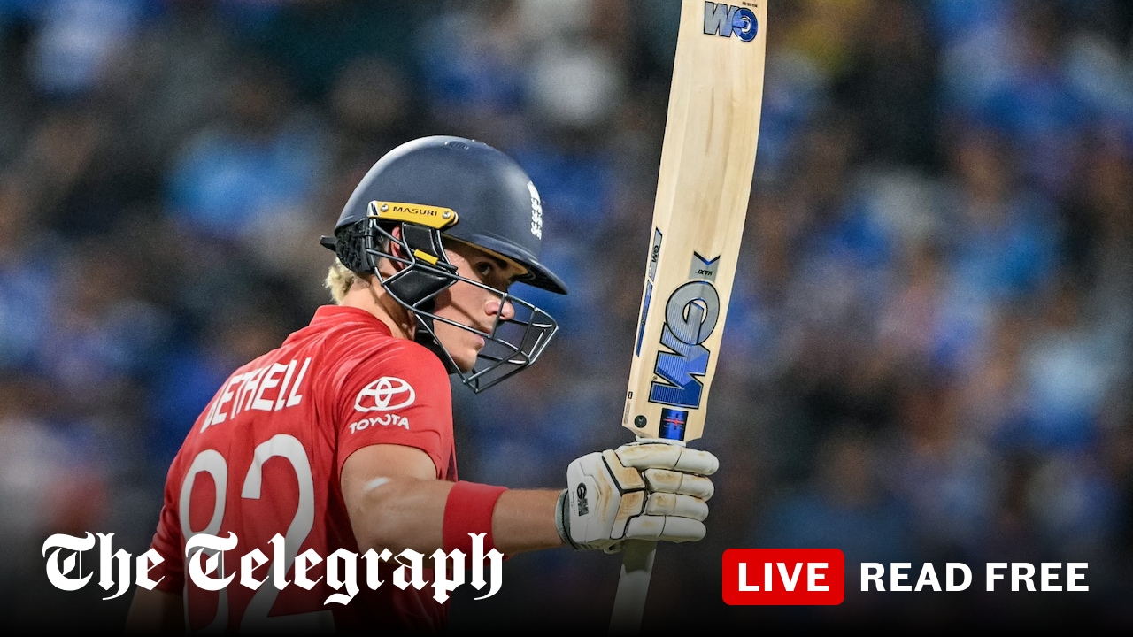 Score and match updates from today's T20 World Cup semi-final