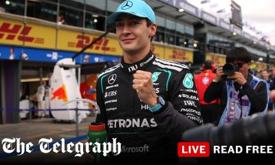 George Russell storms to Australian GP pole after Max Verstappen crashes