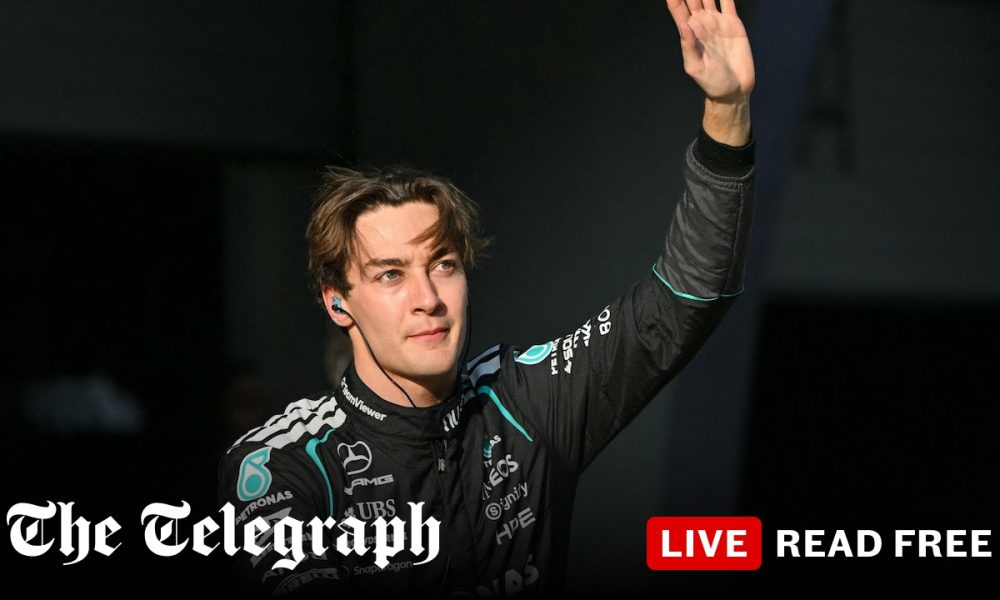 George Russell takes dominant sprint pole for Mercedes