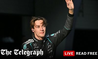 George Russell takes dominant sprint pole for Mercedes