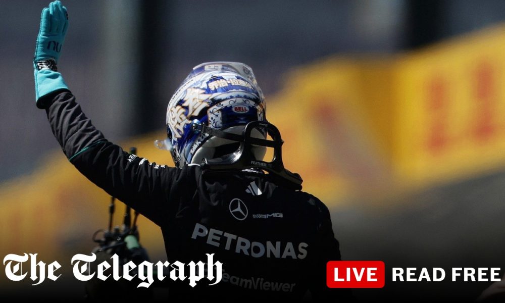 George Russell wins Chinese GP sprint after battle with Ferraris