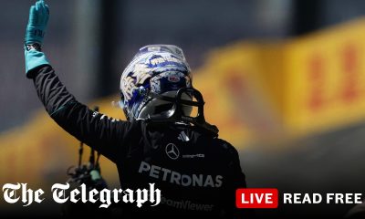 George Russell wins Chinese GP sprint after battle with Ferraris