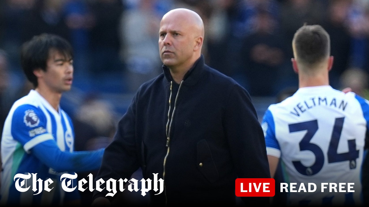 Pressure piles on Arne Slot after Danny Welbeck brings Liverpool crashing back down to earth