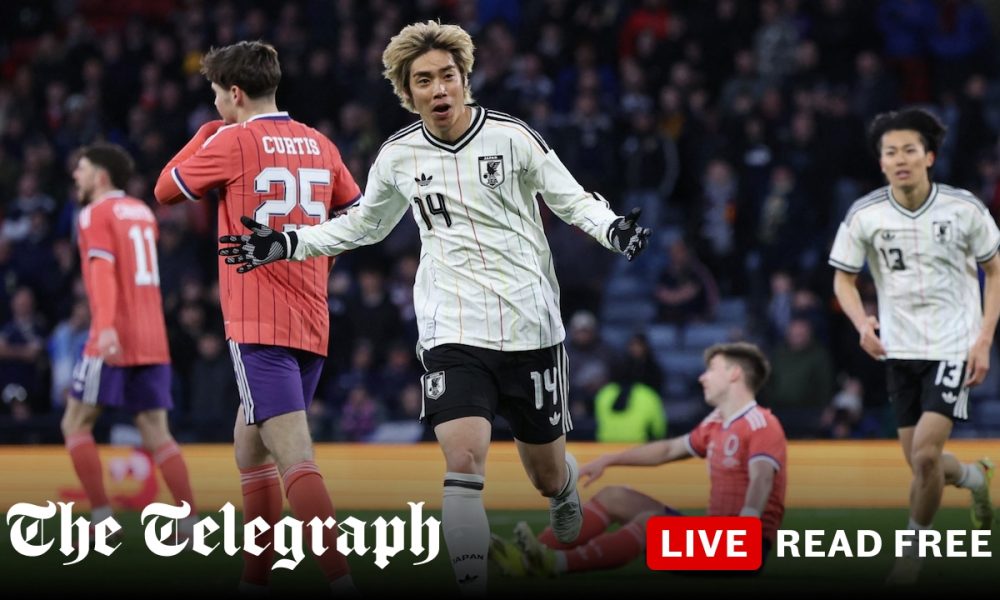 Steve Clarke Clarke disappointed by boos as Japan stun Scotland at Hampden