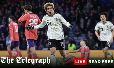 Steve Clarke Clarke disappointed by boos as Japan stun Scotland at Hampden