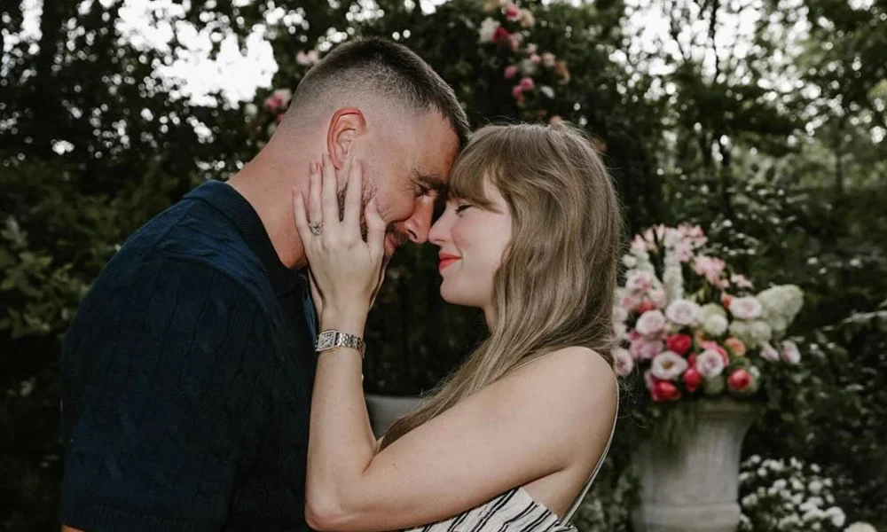 Taylor Swift and Travis Kelce