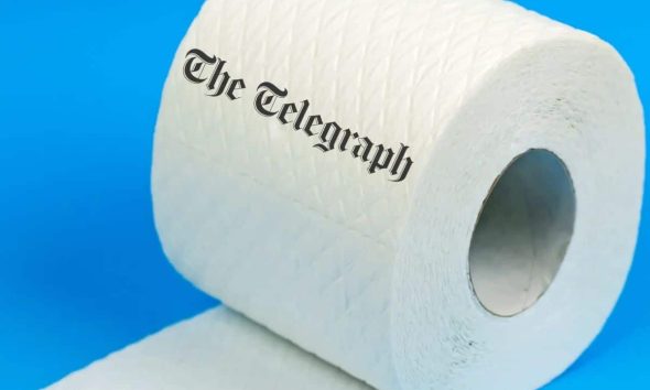 Telegraph owner is so Zionist its CEO got a medal for it