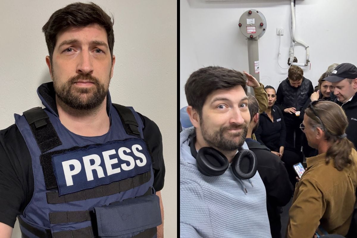 “It’s just another day in Israel" Former News reporter describes his journey to the Middle East as missiles flew overhead