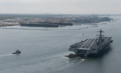 USS Gerald Ford could be out of action for a year