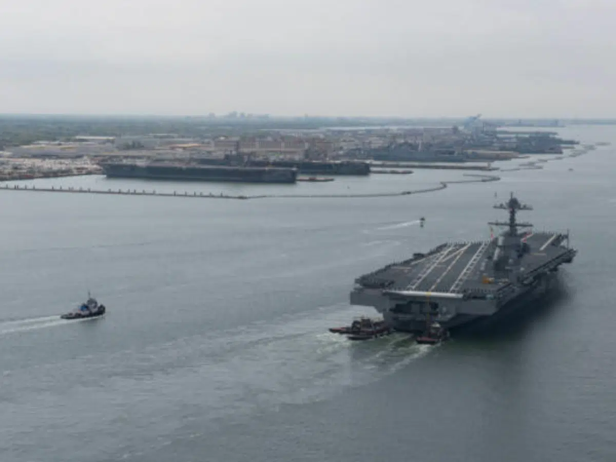 USS Gerald Ford could be out of action for a year
