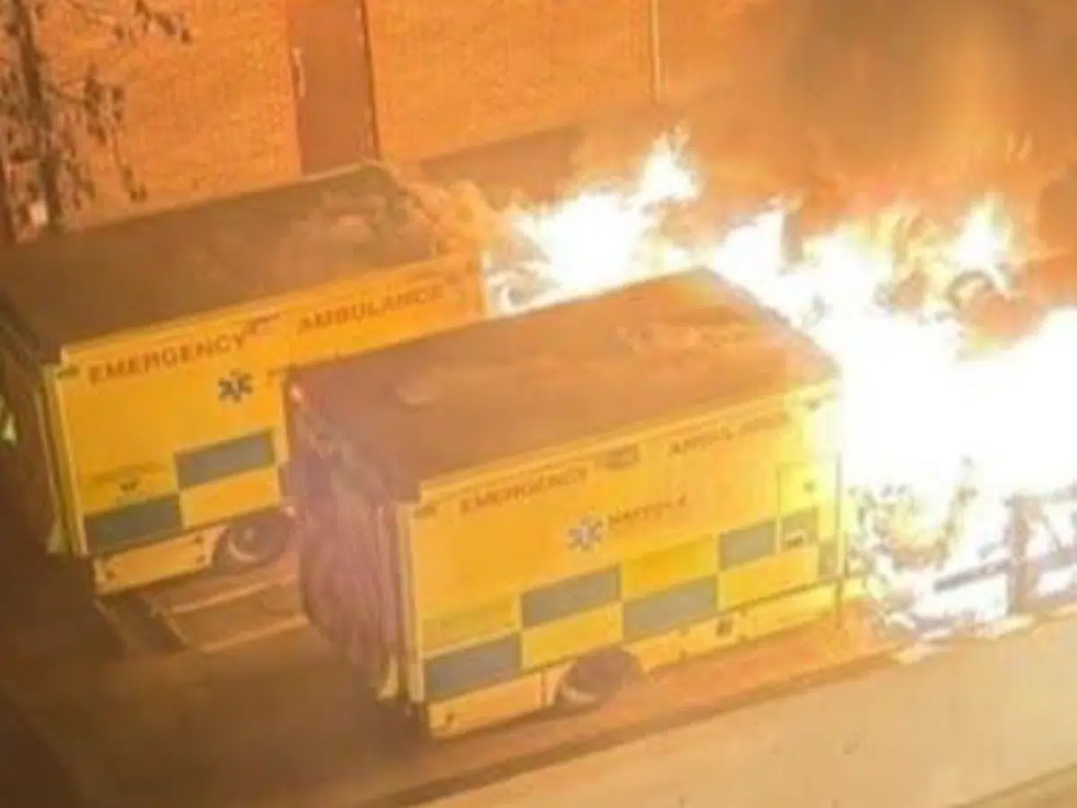 Antisemitic arson targets Jewish charity ambulances