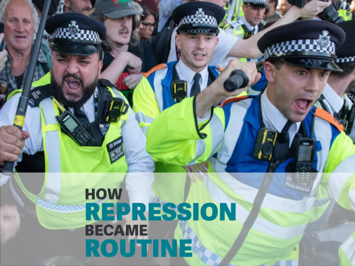 Repression is a routine police practice