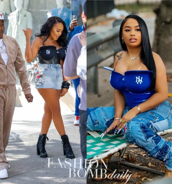 Who Wore It Better Angela Simmons Vs DreamDoll In A Yankees Hat Corset Top By Haus Of Debonair Designz Final 22