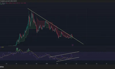 Zcash price is testing a descending trendline support on the daily chart.