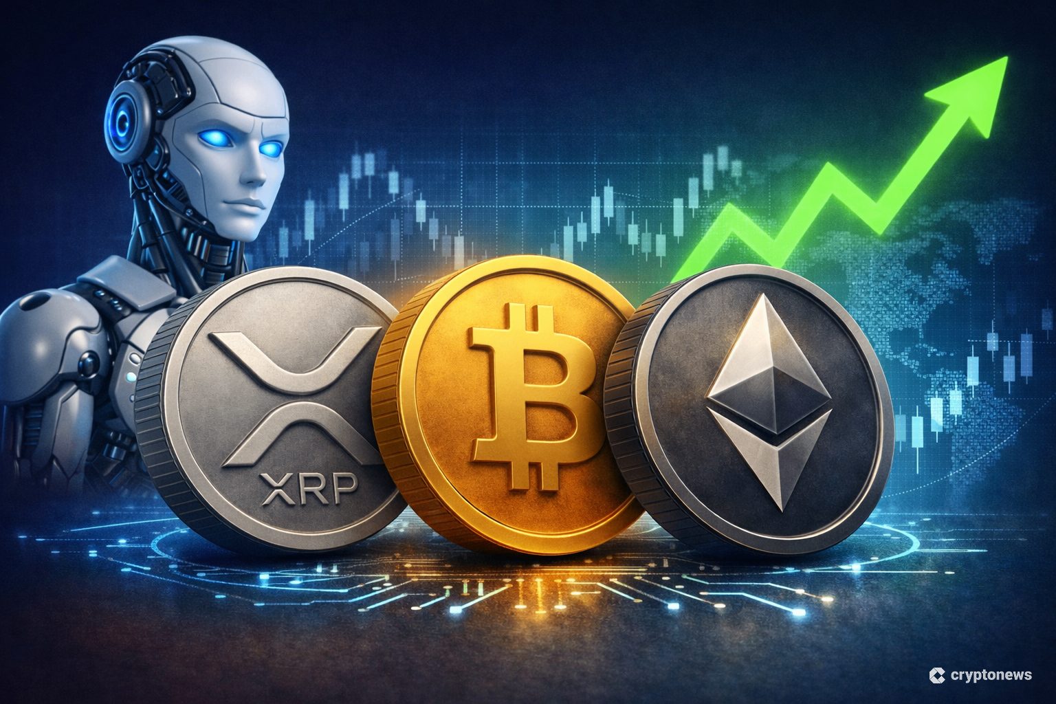 Leading AI Claude Predicts the Price of XRP, Bitcoin and Ethereum by The End of 2026