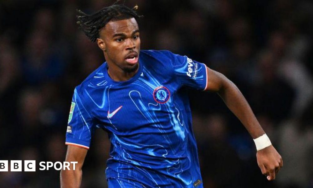 Carney Chukwuemeka of Chelsea in action during the Carabao Cup Third Round match between Chelsea and Barrow