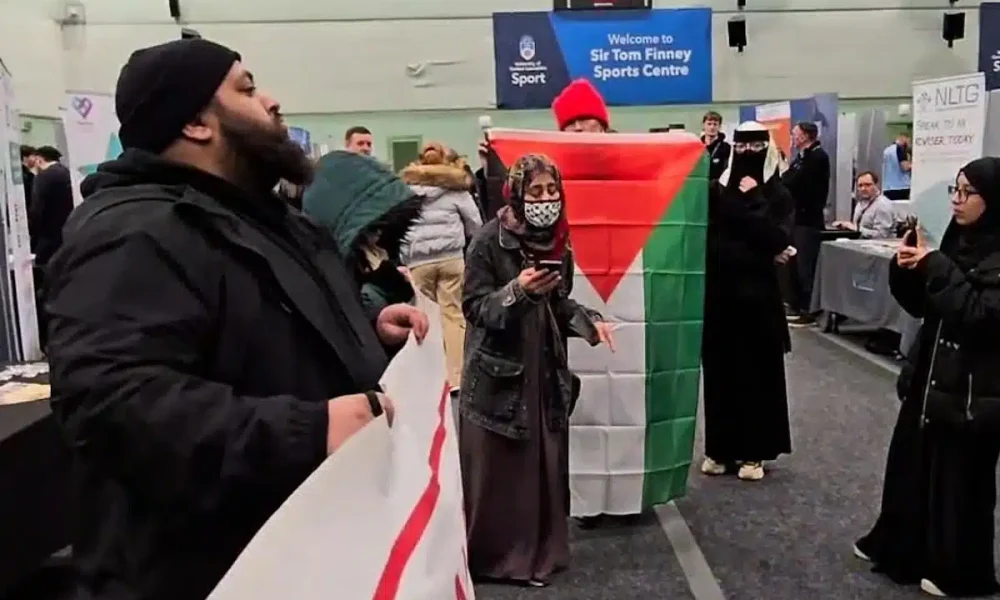 Activists disrupt BAE Systems at careers fair in Lancashire