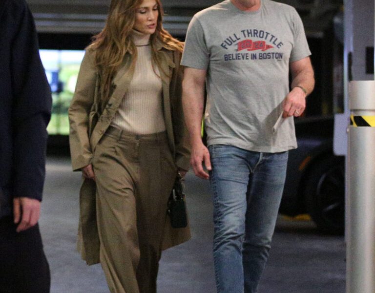 Ben Affleck and Jennifer Lopez stop by Soho house in Los Angeles