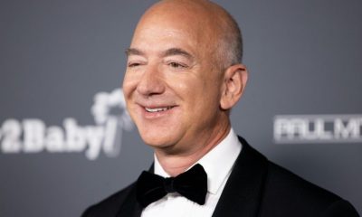 Billionaire Jeff Bezos, pictured in November 2021 criticized US President Joe Biden on Twitter