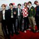 BTS poses at the carpet during arrivals ahead of iHeartRadio Jingle Ball concert at The Forum, in Inglewood, California, U.S., December 3, 2021.