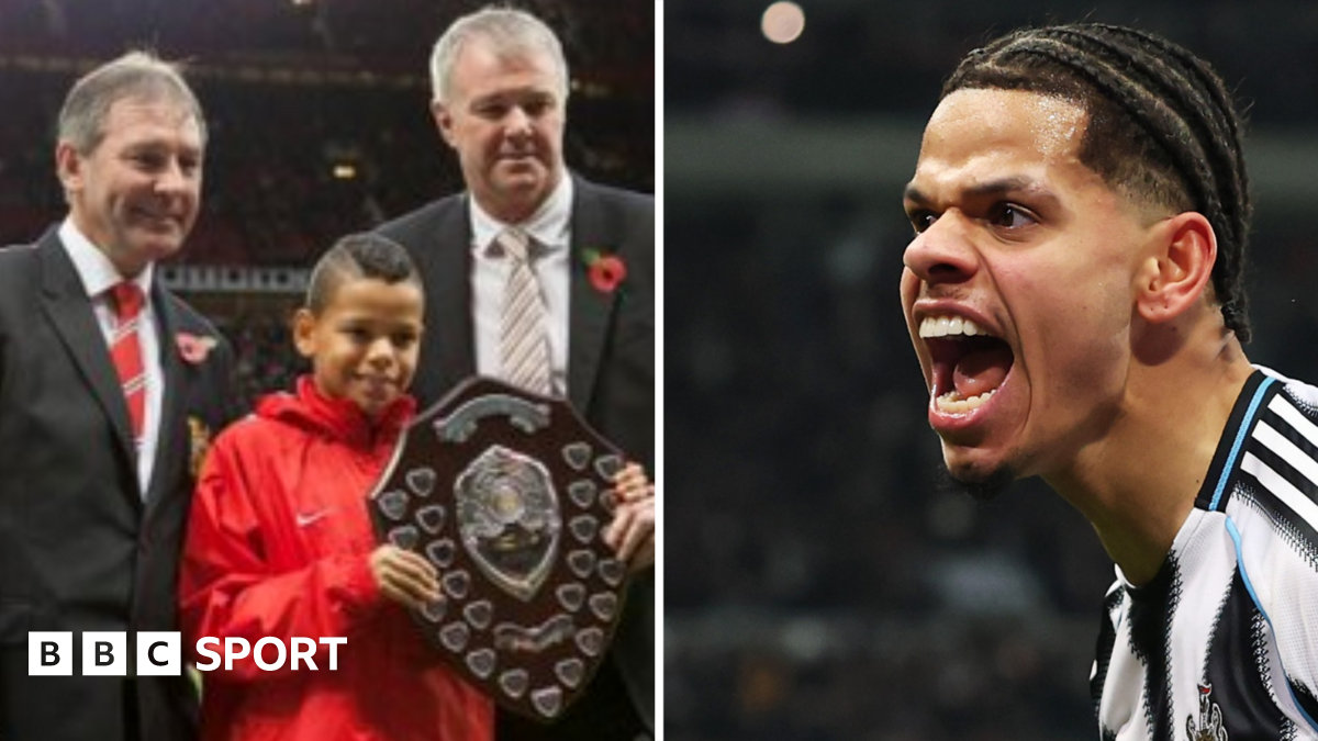 Manchester United post on X/Twitter from 2014 congratulating William Osula for winning a skills contest