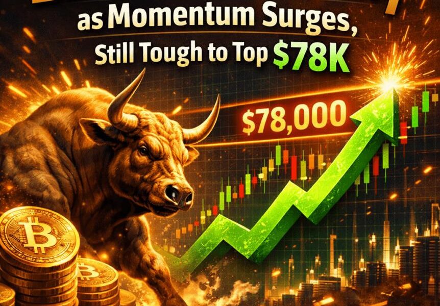 Bitcoin Bulls Rally As Momentum Surges, Still Tough To Top $78k