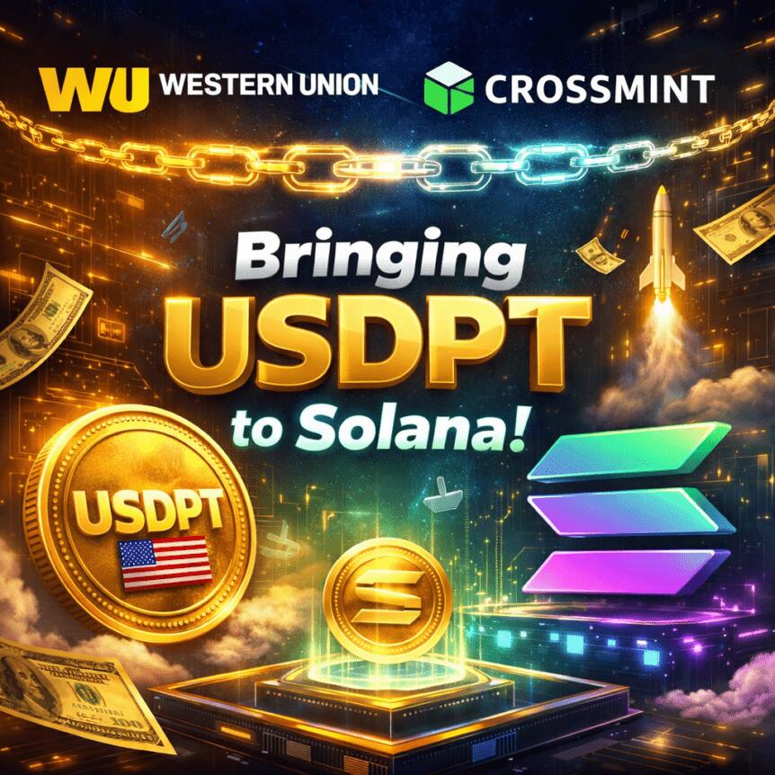 Western Union Partners With Crossmint To Bring Usdpt To Solana