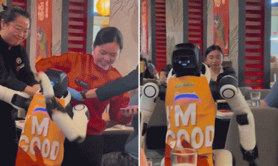 Haidilao robot goes out of control during dance at California restaurant
