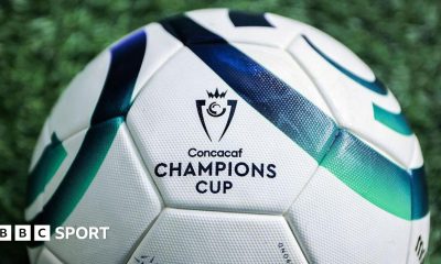 A picture of the official ball for the Concacaf Champions Cup