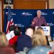 Sen. John Cornyn (R-Texas) speaks during a campaign stop in The Woodlands on Feb. 28, 2026.