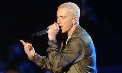 Eminem, pictured performing at the MTV Movie Awards at Nokia Theatre on April 13, 2014 in Los Angeles, is rumored to be playing the 2018 Bonnaroo festival.