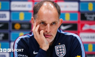 England manager Thomas Tuchel during a news conference