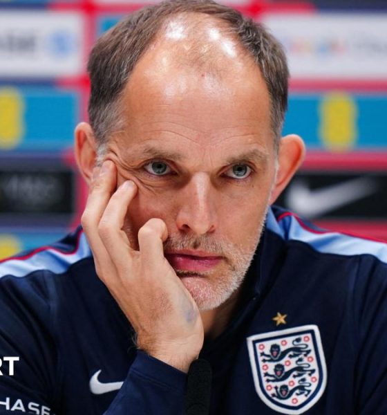 England manager Thomas Tuchel during a news conference