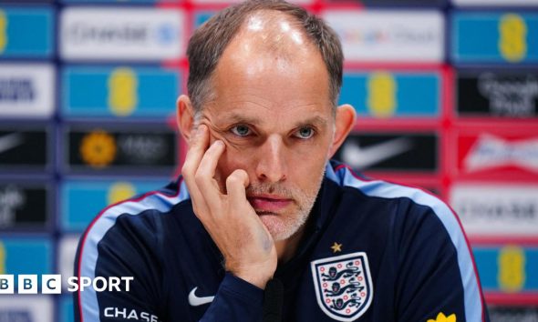 England manager Thomas Tuchel during a news conference