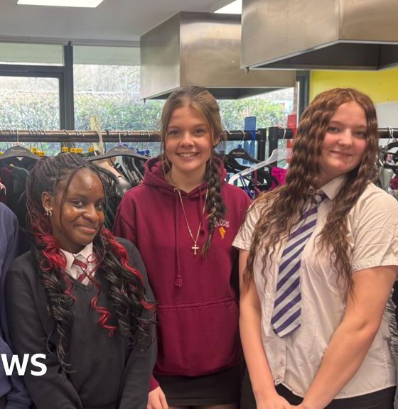 Free prom hire boutique set up for two schools