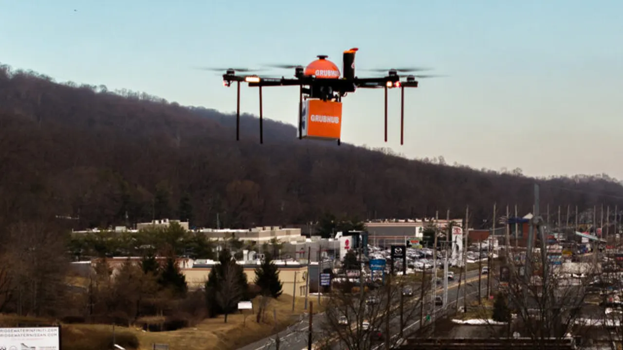 Grubhub launches New Jersey's first commercial drone delivery service